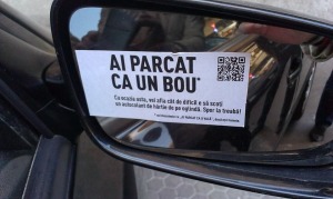 Noua inițiativă ”Ai parcat ca un bou” – o idee a unui bou?